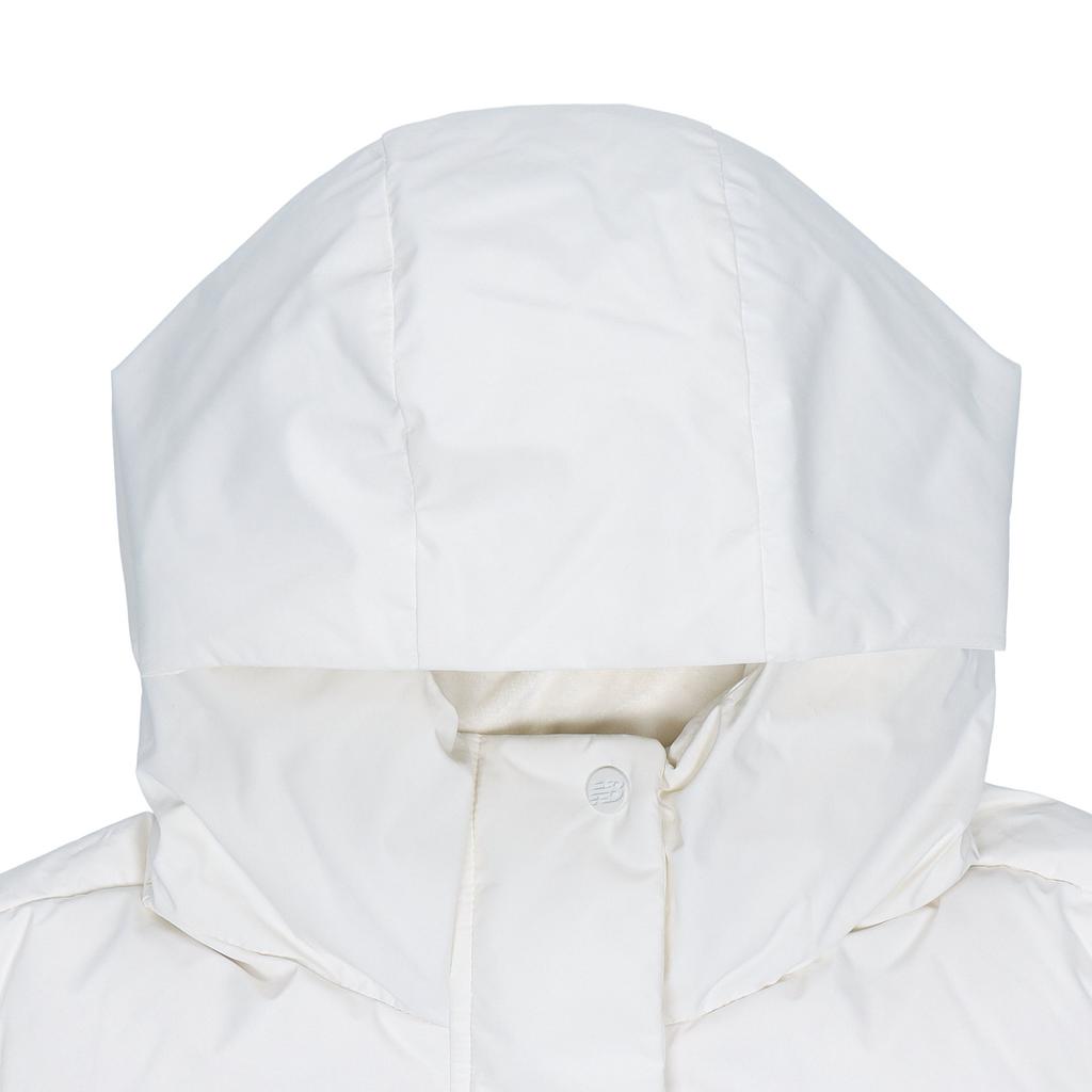 New Balance Down Jackets Women's Ivory White Hooded Moderate Other NCNPA4E012-IV