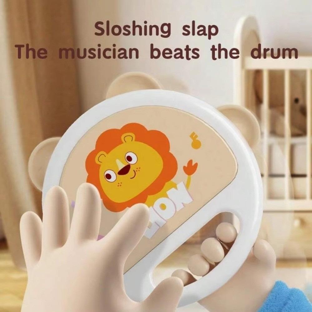 Handheld Percussion Instrument Kids Tambourine Toy Delicate Tambourine Instrument Children Learn