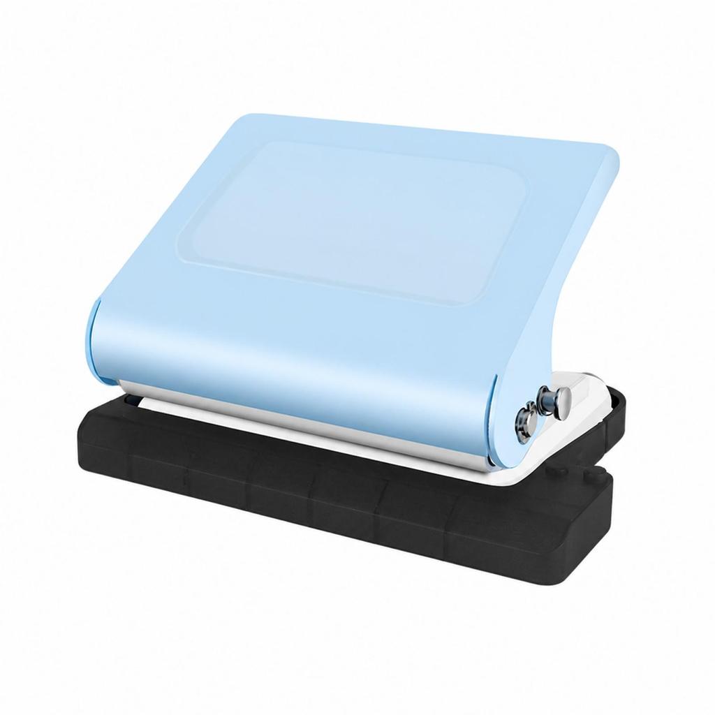 10-Hole Paper Punch Manual Metal Body Hole Easy To Operate Office Tool for