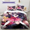Biancheria da letto con motivo Oshi No Ko, Set piumone Copripiumone Federa Regalo di Compleanno per la Casa (1 * copripiumino + 2 * federa, senza nucleo)