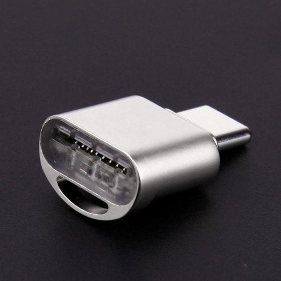High Speed Portable Mini USB 3.1 Type-C SDHC TF Memory Card Reader