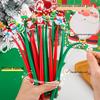 Cute Christmas Cartoon Silicone Shaker Gel Pen - Student Stationery Gift