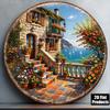 CIFBUY Vintage Mediterranean Aluminum Wall Art Waterproof Durable Coastal Patio Decor