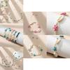 Oceanic Cartoon Seashell Necklace And Bracelet Adjustable And Unique Ins Design