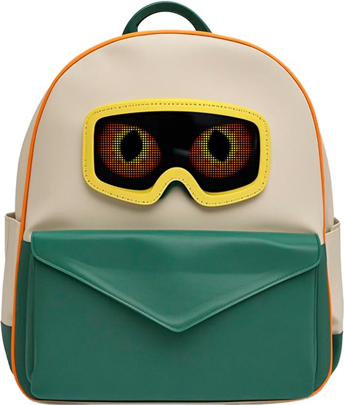 

Женский уличный дорожный рюкзак для ноутбука со светодиодным дисплеем, умный светящийся, с DIY-паттернами, рюкзак с глазами, детская праздничная подарочная сумка Other