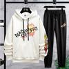 2025 Men's Spring Hoodie & Jacket Youth Two-Piece Set - Trendy High School Style