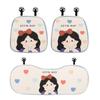 Summer Style Cartoon Princess Car Seat Cushion with Lace Pillow