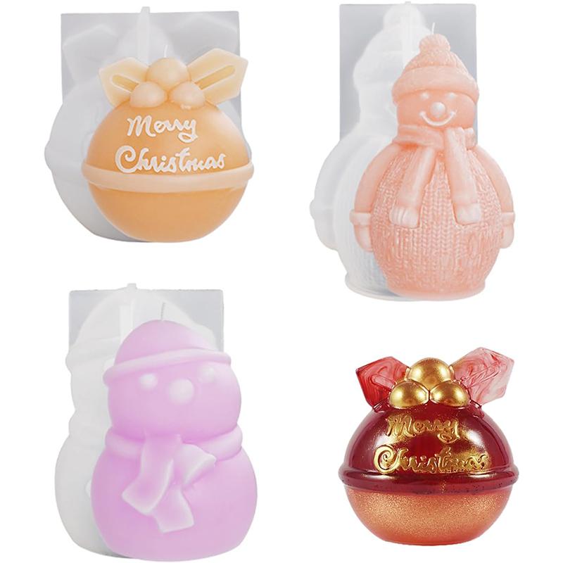 DIY Weihnachten Glocke Hirsch Strumpf Silikon Form Harz Casting Decor Anhänger Form