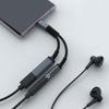 Aluminum Alloys Type C To Two 3.5mm Sound Jacks With PD60W Charging And Losslessly Music Transmission