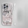 Silk Bow Bracket Suitable for Apple 13 Feather Yarn Mobile Phone Case 14/15PRO Ultra-thin Frameless 16 High-end Sense