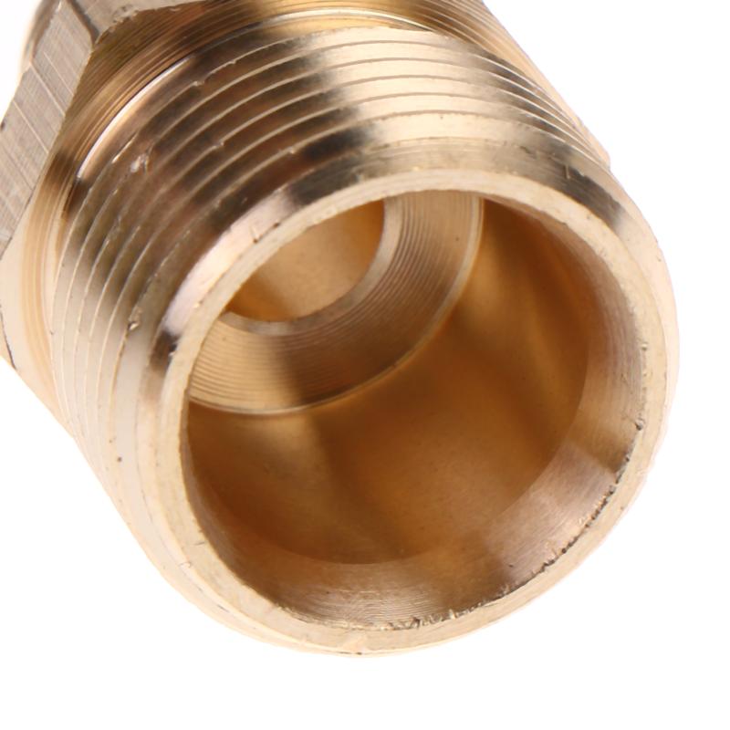 2Pcs Pressure Washer Adapter M22 X 1.5 Male Thread To G1/4 Inch Male Connector Brass Coupling Reducer Hose Connector Adapter For