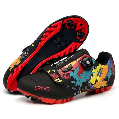 Sapatos de ciclismo mtb masculino, calçados de montanha para corrida de bicicleta de estrada, clitóris plano, tênis feminino, velocidade de sujeira, rota de bicicleta spd