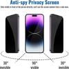 2psc for Anti-Spy Full Cover Tempered Glass For iPhone18 17 16 15 14 13 12 11 Pro Max 15 Plus 13 Mini X XR XS Max 7 8 6s Plus Privacy Screen Protector