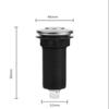 Stainless Steel Insinkerator Air Switch Lengthen Air Activated Button  Food Waste Disposal Parts