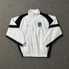 Giacca a vento con cappuccio da uomo con nastro riflettente, giacca softshell casual sportiva, autunno