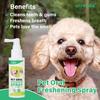 Ulroyda Pet Oral Freshening Spray Ice Cream Flavor Cleans Teeth Freshens Breath Tartar Control for Cats and Dogs