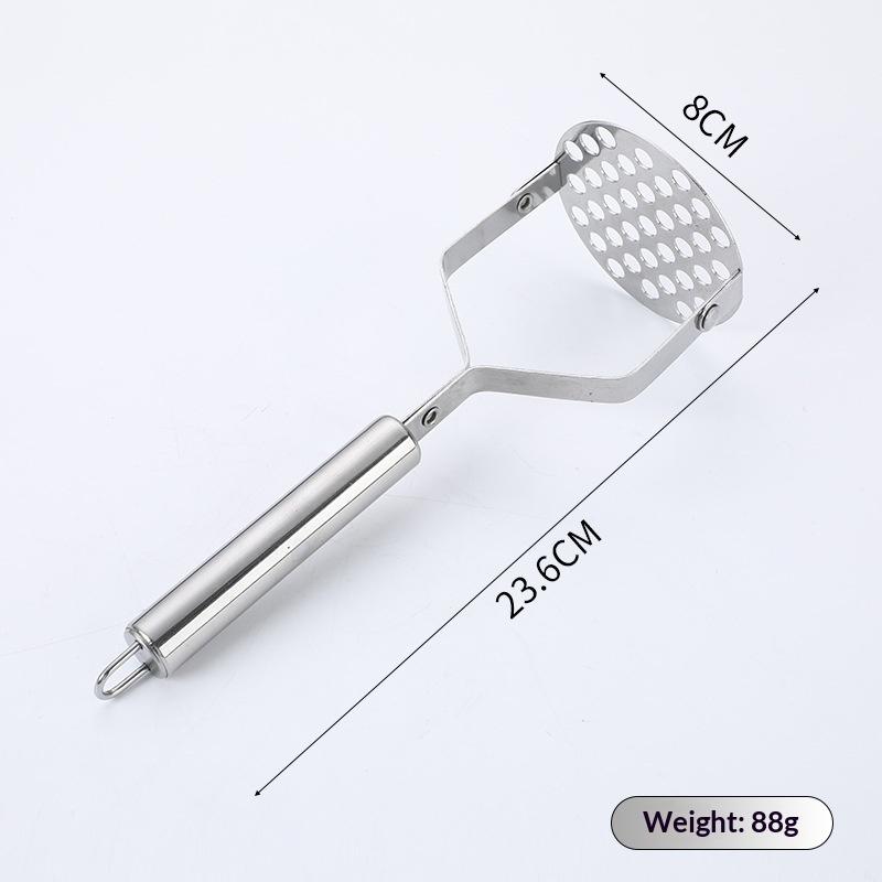 Stainless Steel Potato Masher Fruit Vegetable Crusher Durable Easy To Clean Baby Food Kitchen Tool