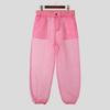 INCERUN Men Mesh Sheer See Through Long Pants Elastic Waist Transparent Trousers