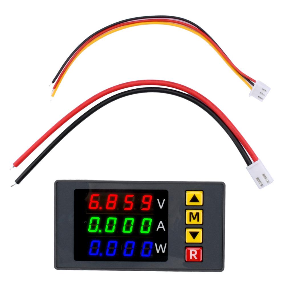 

1000W Digital Voltmeter Ammeter Wattmeter Voltage Current Energy Meter Power Meter Voltage Detector Current Meter DC 0-100V 10A