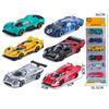 Mini-Serie 1:64 gestreifte Auto-Modellspielzeuge Metallkarosserie Geländefahrzeuge Langlebige Supercars Spielzeug Geschenke für Kinder