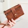 RFID blocking women wallet pu leather large capacity zipper credit card holder purse wallets