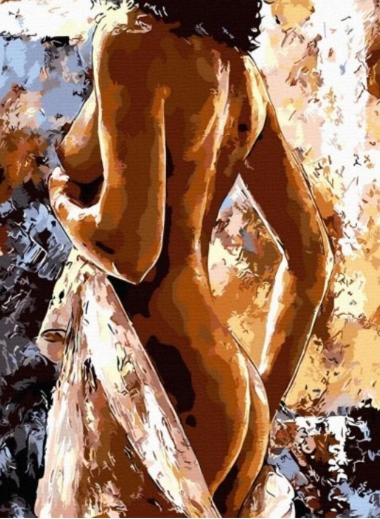 Painting by numbers for adults picture with frame woman nude gift christmas