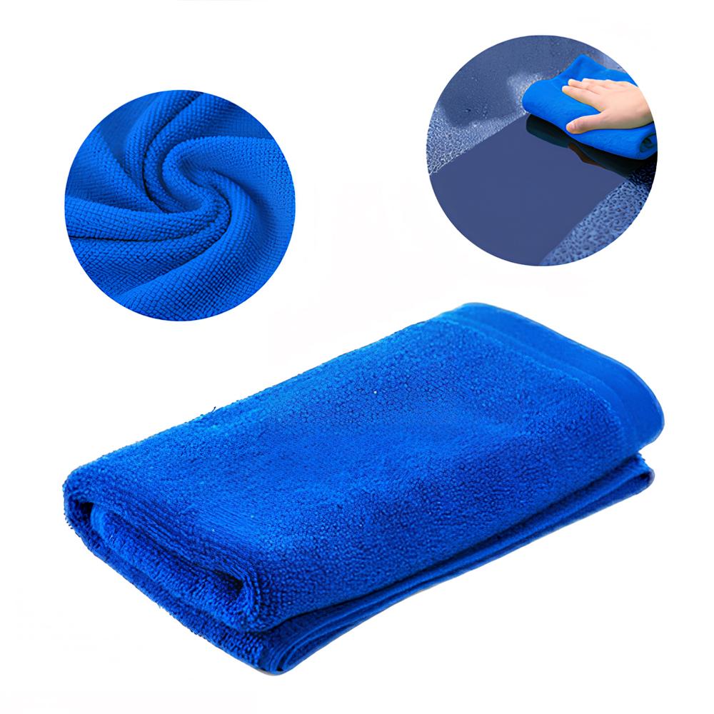 Car-styling Microfiber Cloths Car Wash New Practical Blue Soft Absorbent Wash Cloth Car Auto Care td28 Dropship