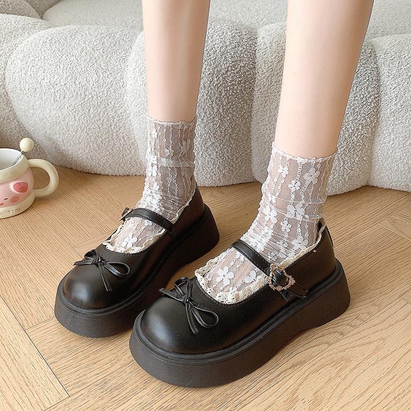Fashion Women's Mary Jane Shoes Fashion Shallow Mouth Single Shoes Japanese-style Cute Round Toe Jk Shoes for Women Small Leather Shoe