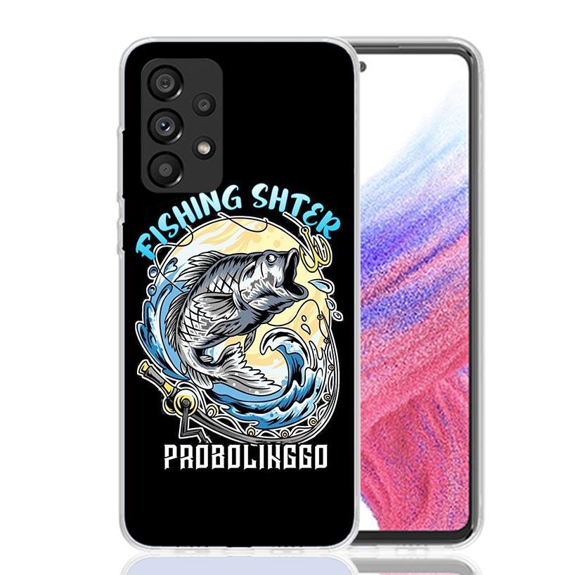 Fishing Club Graphic Phone Case for Samsung Galaxy A17 A16 A15 A14 A13 A57 A56 A55 A54 A53 A37 A36 A35 A34 A33 A26 A25 A24 A23 G