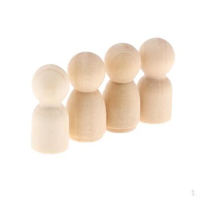 4 Stück 1/12 Puppenhaus Mini Menschen Figur Puppe Familie Rolle Pretend Play Set
