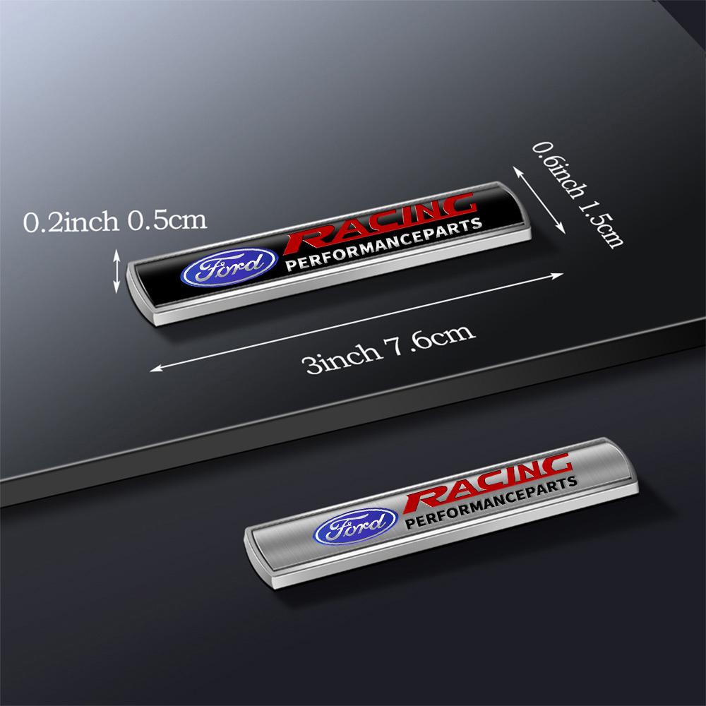 AJX1 Car Styling Body Trunk Sticker Badge Decoration Auto Accessories For Ford Mondeo Mk4 Mustang Max Focus Fiesta Mk7 Kuga Mk2 Mk3