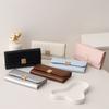 Advanced long wallet for women, solid color triple fold, multi slot zipper wallet, French hand-held small square bag