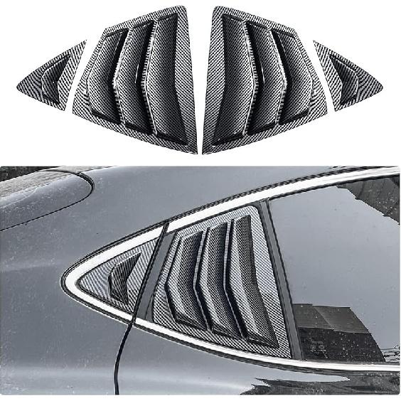 YINGTUU Car Snap-On Door Handle Cover For Toyota Camry 2018      2024 2025 Exterior Accessories Protection Stickers Sport Decals(Carbon Fiber Grain)