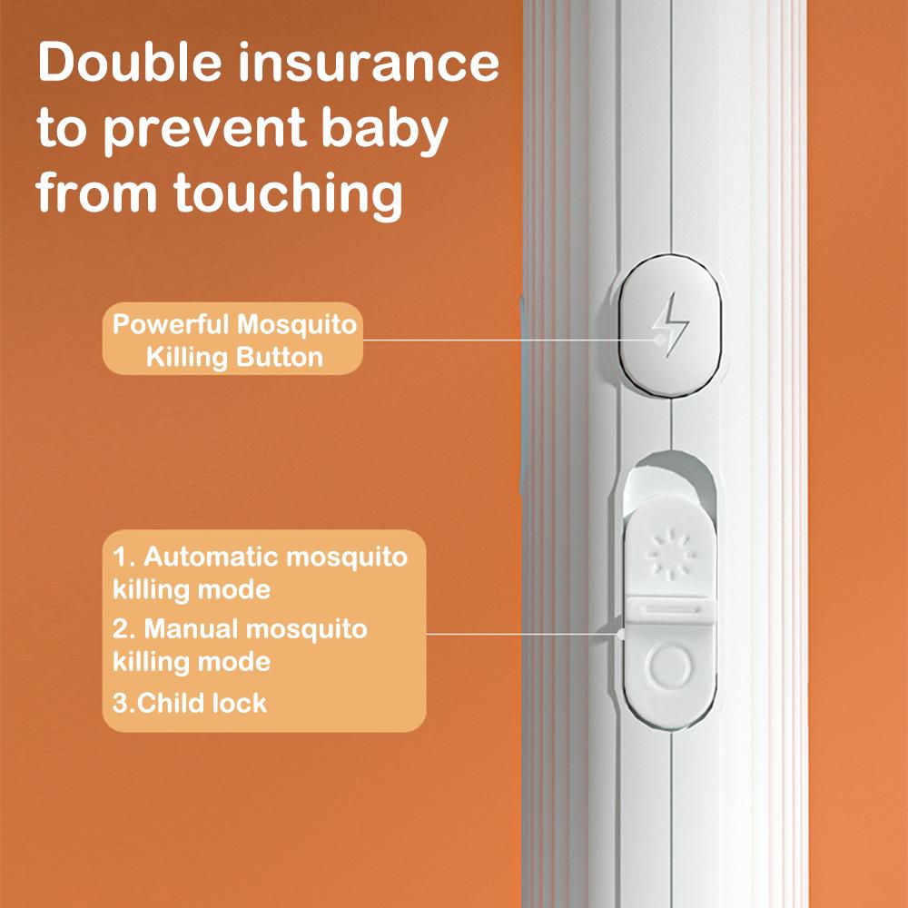 3000V Foldable Electric Mosquito Killer USB Rechargeable Fly Trap Mosquito Swatter Racket Insect Killer With UV Light Bug Zapper