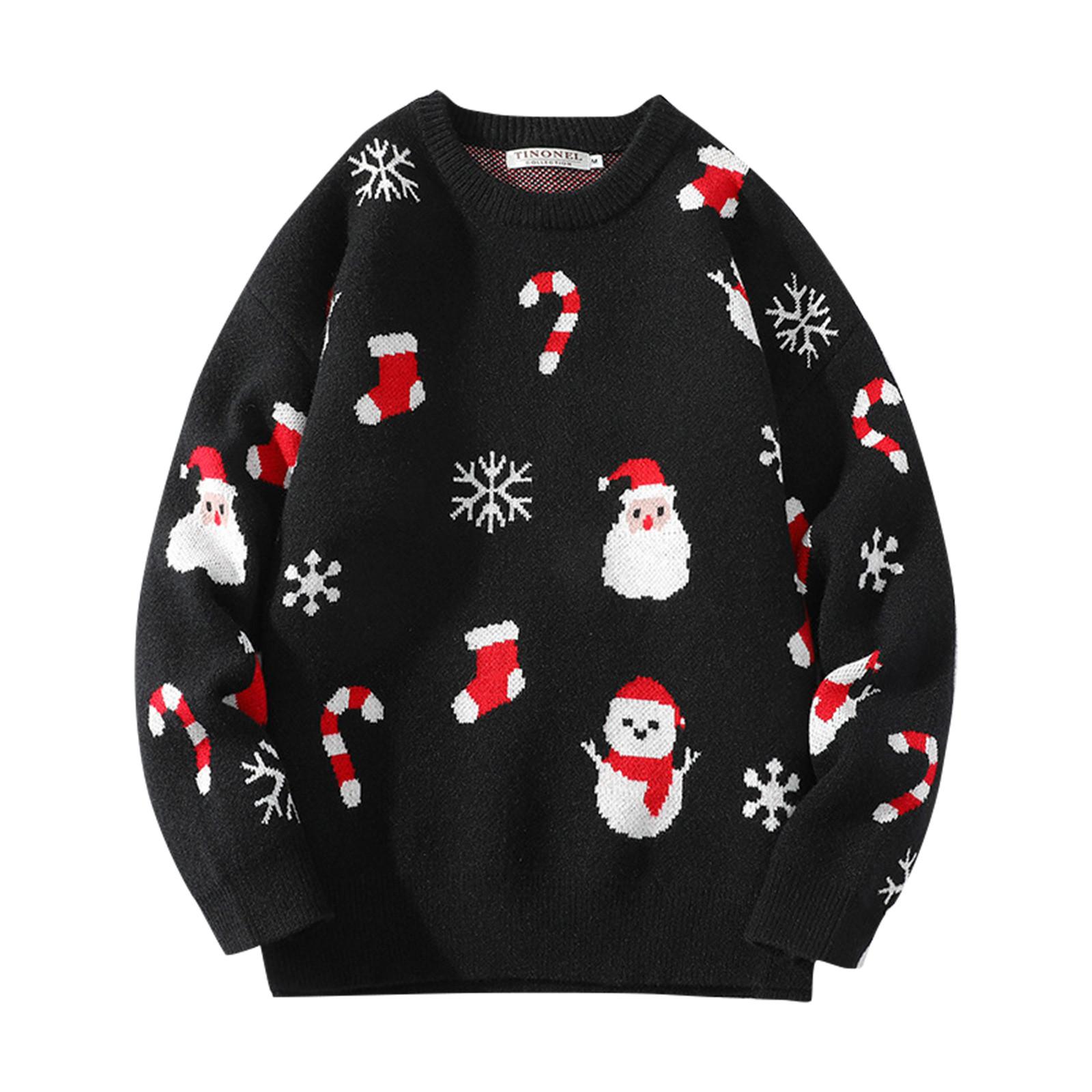 

Мода для отдыха с длинным рукавом Slim Fit вязаный свитер пуловер свитер M чёрный