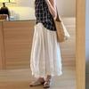 Lace Plaid Bloomers Women's Summer Thin New Lazy Style High Waist Loose and Thin Nine-point Casual Pants