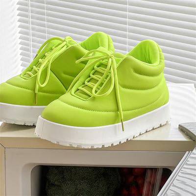 Moda Originali Verdi Sneakers Casual da Uomo Designer Scarpe a Pagnotta Sneakers con Plateau Uomo Streetwear Hip Hop Skateboard Scarpe Sportive Maschili