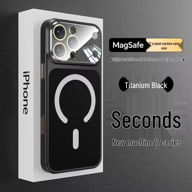 

Универсальный магнитный защитный чехол для iPhone 14/15/17 Pro Max с защитой линз камеры. iPhone 15