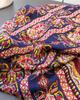 Vintage Prints Large Silk Scarf Women's Luxury Design Smooth Soft Satin Shawl Beach Sun Protection 180x80cm Foulard Bandana