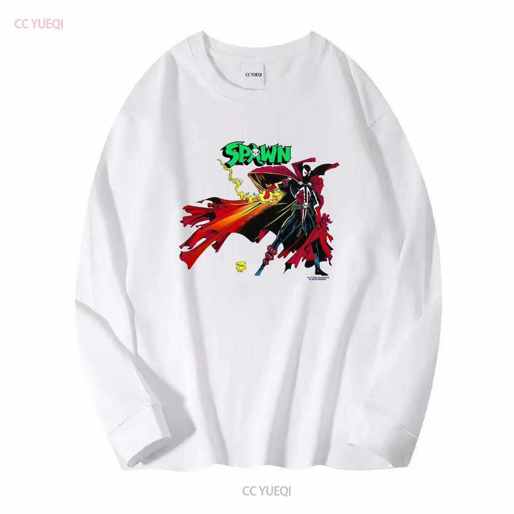 Vintage Spawn T Shirt Cotton All Size KV8959 long sleeves vintage Washed streetwear Comfortable designer clothes Stretched Soft