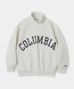 COLUMBIA UNIVERSITY Cu Big Arch H/Fleece H/Zip Sweatshirts Oatmeal