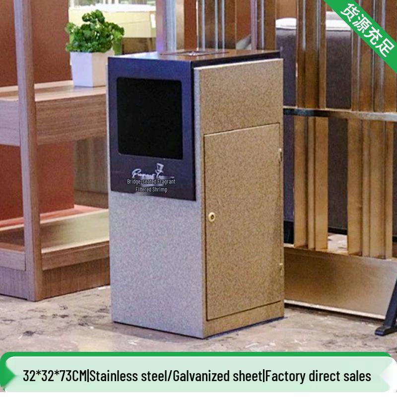 Stainless Steel Outdoor Trash Can for Parks and Commercial Areas