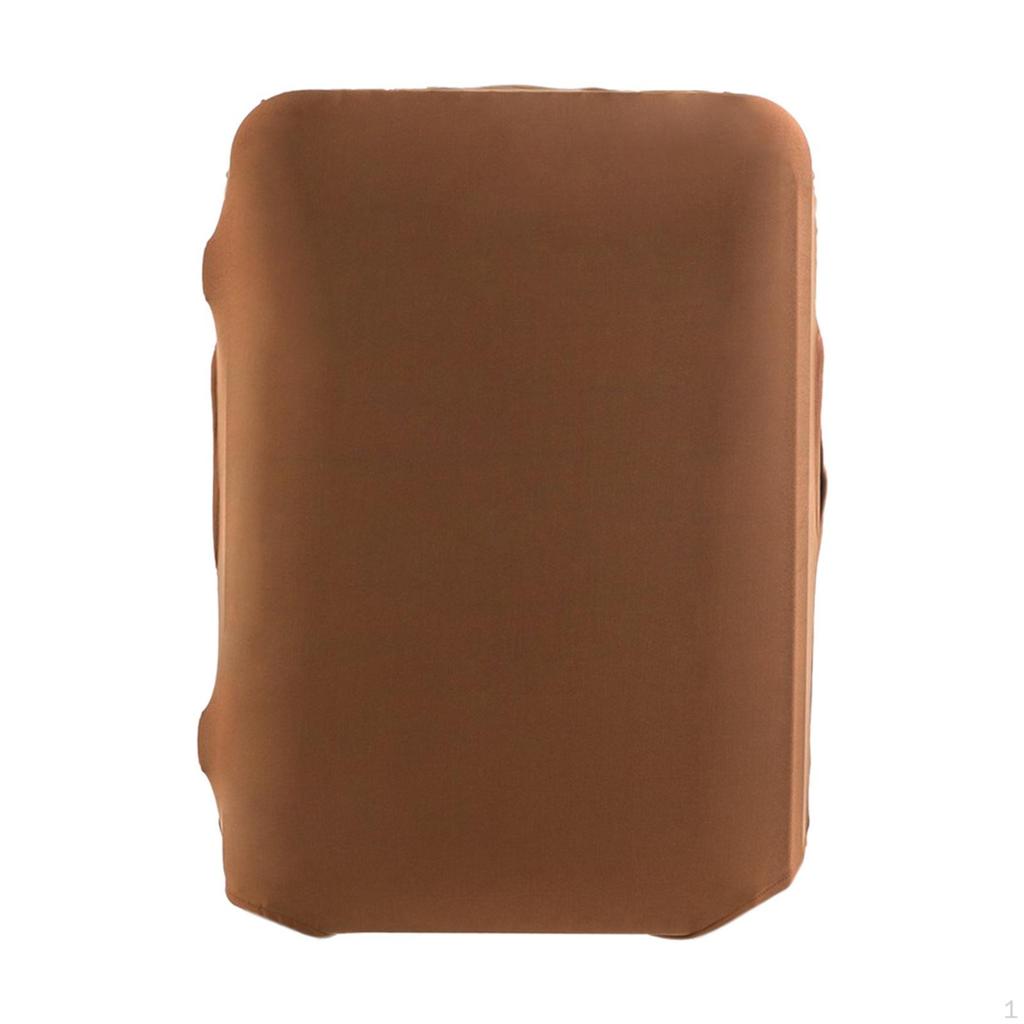 Luggage Cover Elastic Suitcase Brown Trolley Case Protector Washable