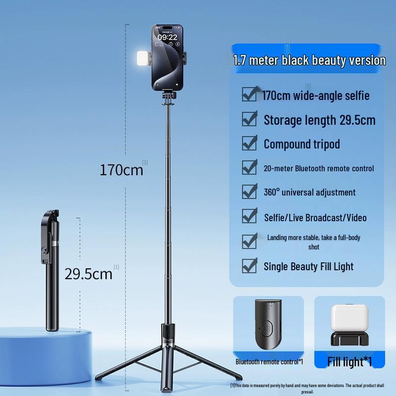 Bluetooth Selfie Stick Tripod & Phone Holder Stand