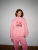 Trendy Print High Neck Women's Casual Loose Sweatshirt for Spring and Autumn