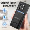 C1-11 for Xiaomi Redmi Note 13 5G Case Carbon Fiber Texture Leather Coated TPU Card Slot Phone Cover