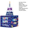 Cash Gift Birthday Money Box Colorful Letter Print Surprise Money Gift Boxes