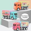 Game Push Forward/Backward Mini Inertia Car Van Lorry Model Ice Cream Truck Kitchen Role Play