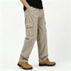 Men Casual Pants With Cotton Material For Middleaged Adults Spring Autumn Wear