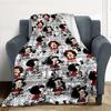 1 ST Mafalda Comics Buitenkleed Lichtgewicht Flanel, Zacht & Warm, Gebruik in Alle Seizoenen voor Bank, Buiten, Kamperen, Woonkamer, Kantoor31